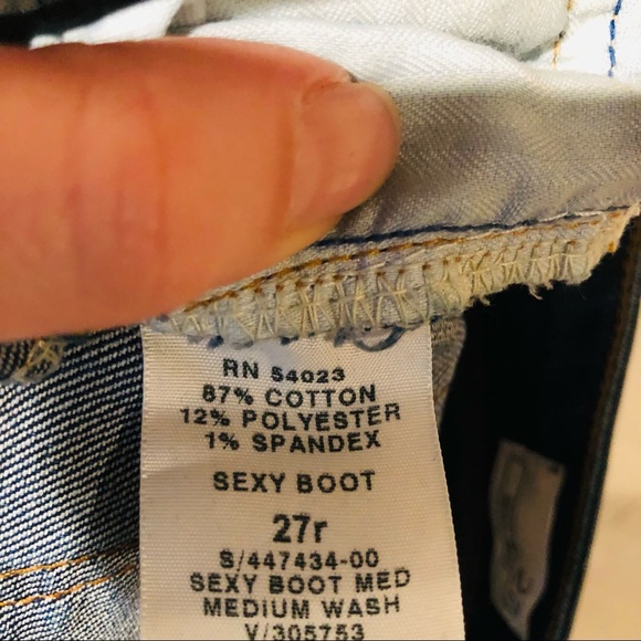 GAP 1969 Sexy Boot denim jeans Size 27r - Picture 7 of 8